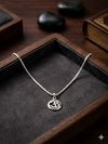 *Silver Divine Om Circle Pendant