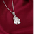 Silver Radha-Krishna Pendant
