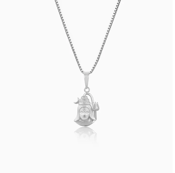 Silver Shiva Pendant
