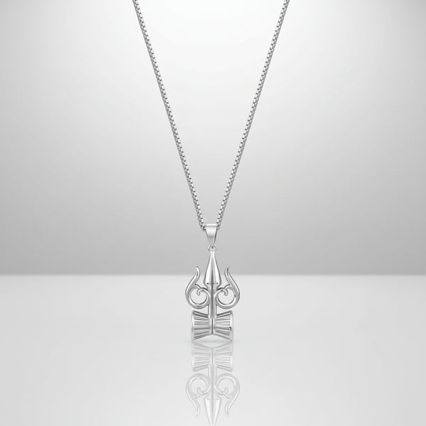 Silver_Mahadev_Damru_Pendant